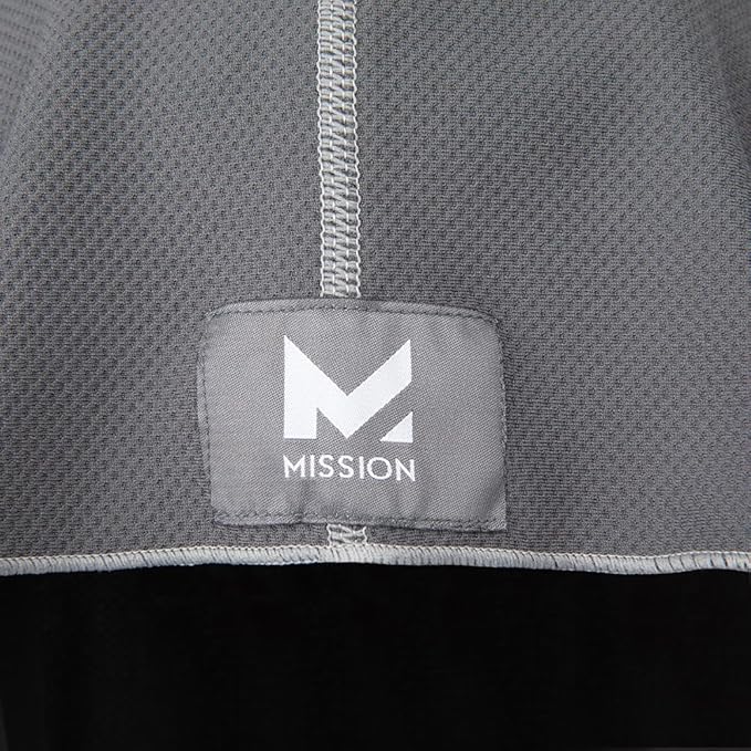 MISSION Cooling Hoodie Towel, Evaporative Cool Technology, Cools Instantly When Wet, UPF 50 Sun Protection, Contours Your Head to Stay in Place, Great for Sports, Fitness, Gym