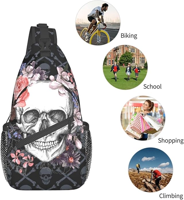 Sling Backpack Unisex Crossbody Chest Bag Shoulder Chest Bag For Women Men Hiking Travel