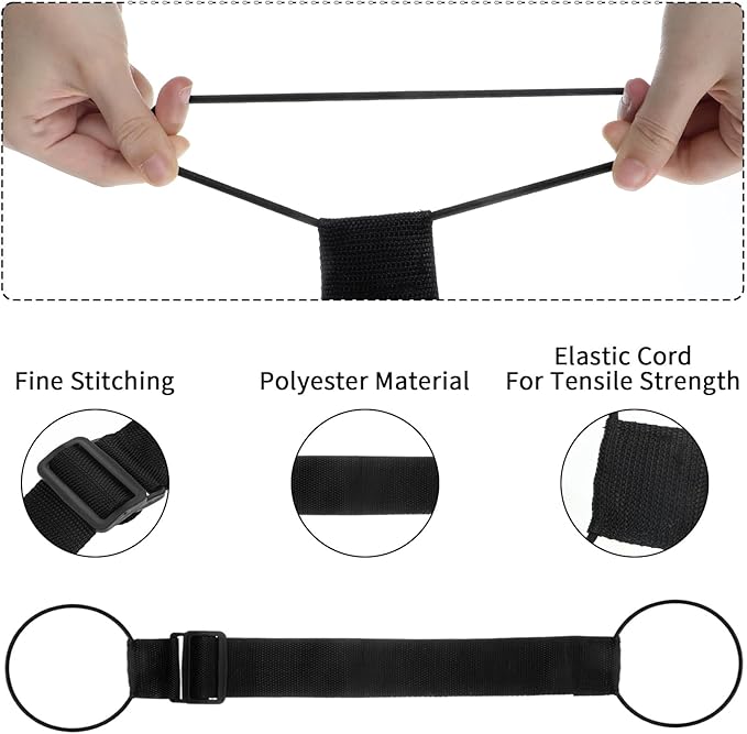 4 Pcs Luggage Straps, Strong Adjustable Luggage Connector Straps Luggages Strap for Add a Bag Bungees Multi-Purpose Travel Accessory Handle Handbag Backpack Spinner Carryon Travel