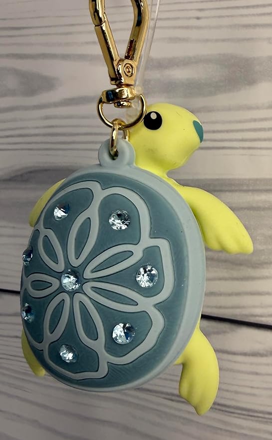 Bath and Body Works Sea Turtle With Gemstones Pocketbac Hand Sanitzer Holder