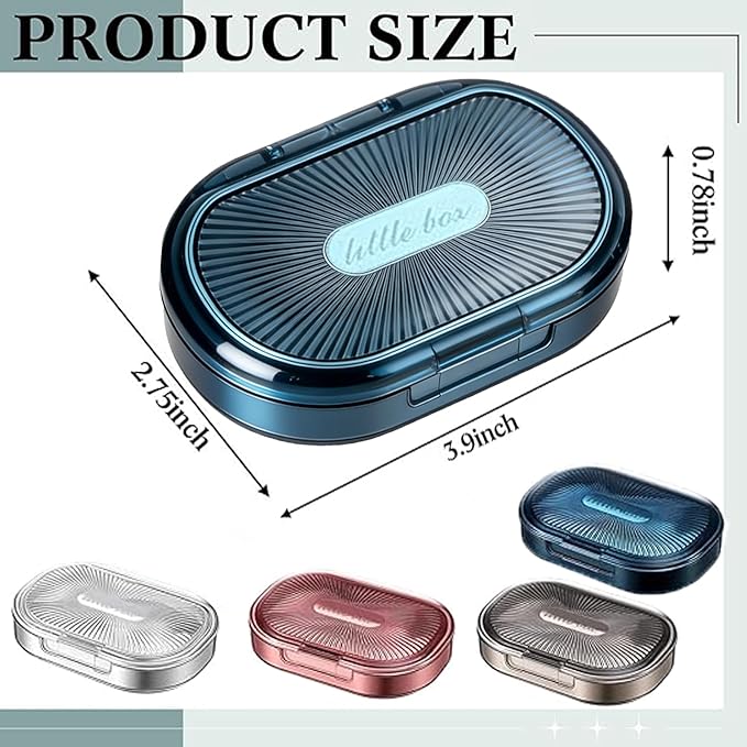 2 Pcs Hair Tie Container Small Portable Travel Cotton Swab Holder Dispenser with Lid Plastic Box Storage Containers for Small Items, 3.94 x 2.76 Inch(2Pces,White01)