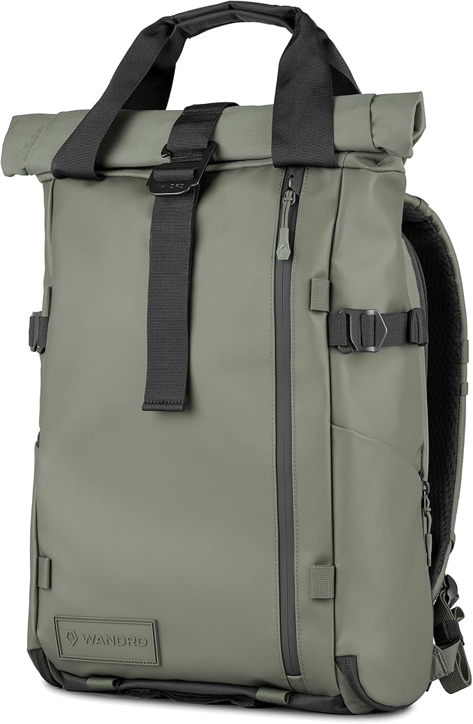 WANDRD PRVKE Rolltop 31L V4 Camera Backpack – Expandable Weatherproof Travel Bag with Laptop Sleeve and Clamshell Opening