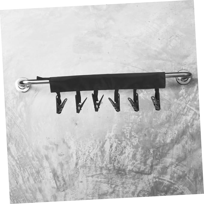 Space-Saving Foldable Clothes Hanger Portable Laundry Rack Drying Rack for Clothing Travel Clips Sturdy Adjustable Design