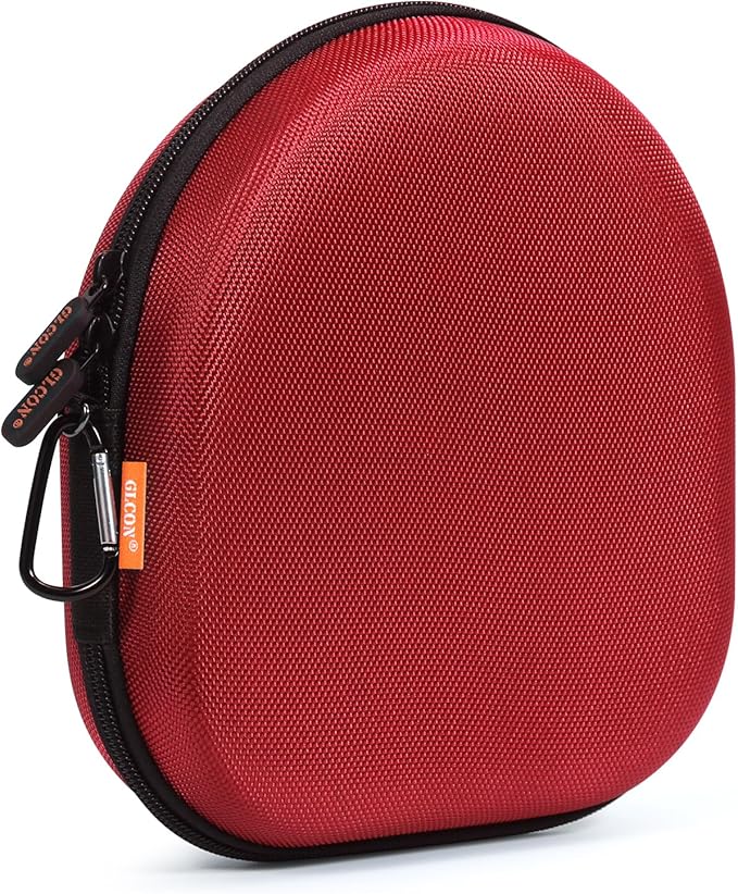 Hard Shell Headphone Case - Durable Zipper Travel Case Portable Carrying Pouch Bag Compatible with Sony WH-CH520/WH-CH720N, JBL Tune 510BT/720BT/520BT/770NC, Soundcore Q20 Q20i Q30, Jlab Headphones