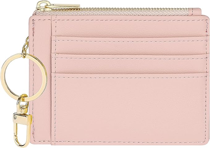 Sodsay Card Case Slim Front Pocket Wallet for Women Credit Card Holder with Keychain | Slim, Credit Card Holder, Front Pocket, with Keychain | Slim