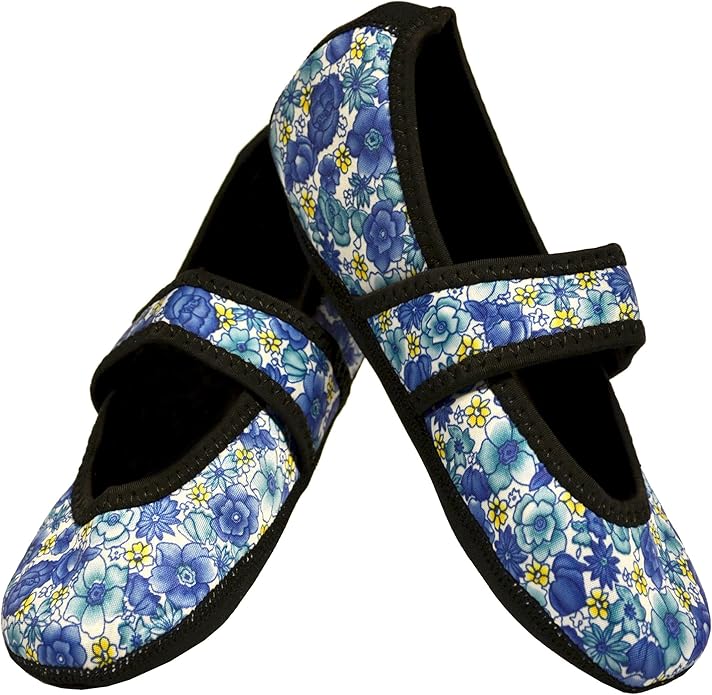 Nufoot Betsy Lou Women's Slippers, Foldable, Flexible Flats, Slipper Socks, Travel Slippers, Exercise Shoe, Dance Shoe, Yoga Socks, House Shoes, Indoor Shoes