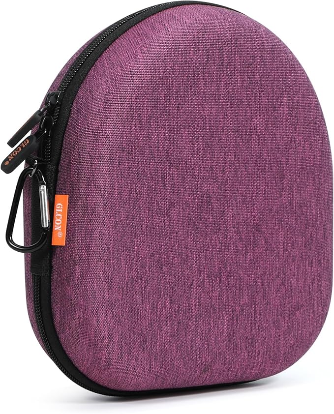 Headphone Case Hard Shell - Durable Zipper Headphones Carrying Pouch Bag - Portable Headphone Travel Case Compatible with JBL 770NC/720BT/520BT/510BT, Sony WH-CH520/WH-CH720N, Jlab Headphones
