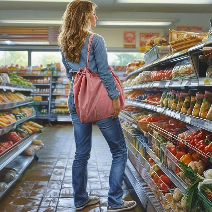 Reusable Grocery Bags,Reusable Shopping Bags,Folding Bags Totes,Stretchable and shrinkable shopping bag for Groceries