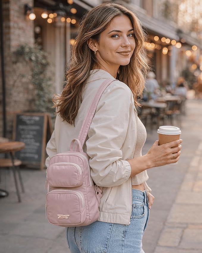 Reebok Unisex Crossbody Bag - Convertible Compact Durable Cross Body Bag for Women and Men - Gym and Travel Essentials, Size One Size, Mikayla Ashen Lilac