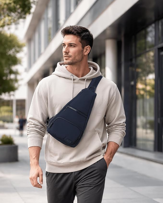 Reebok Unisex Crossbody Bag - Convertible Compact Durable Cross Body Bag for Women and Men - Gym and Travel Essentials, Size One Size, Maeve Eastcoast Blue