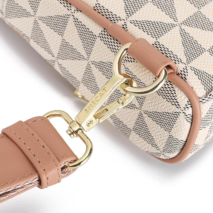 INICAT RFID Blocking Sling Bag, Anti Theft Crossbody Bag for Women Compact Travel Purses Leather
