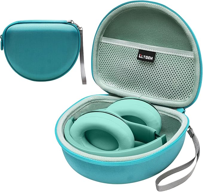 Headphone Case Compatible with Beats Studio Pro/Solo 4 / Studio 3 / Solo 3 / Picun B8 / BERIBES/JLab JBuds Lux ANC Wireless Bluetooth Noise Cancelling Headphones, Green(Case Only)