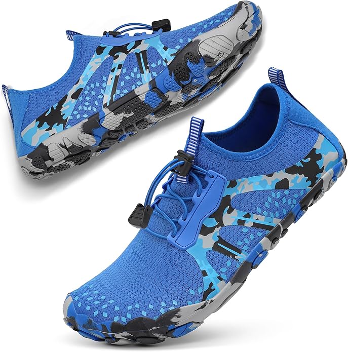 ATHMILE Hiking Barefoot Water Shoes for Women Men Beach Swim Aqua Pool River Quick Dry Athletic Wide Toe Outdoor Sport Kayaking Boating Rock Climbing Yoga Lake