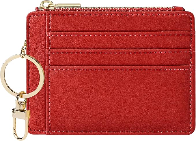 Sodsay Card Case Slim Front Pocket Wallet for Women Credit Card Holder with Keychain | Slim, Credit Card Holder, Front Pocket, with Keychain | Slim