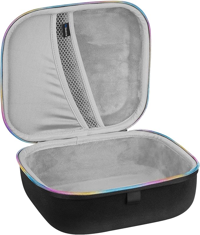 Geekria Shield Headphones Case Compatible with Sennheiser HD400PRO, HD560S, HD598, HD 599SE, HD280PRO, HD 600, Replacement Hard Shell Travel Carrying Bag with Cable Storage (RGB)