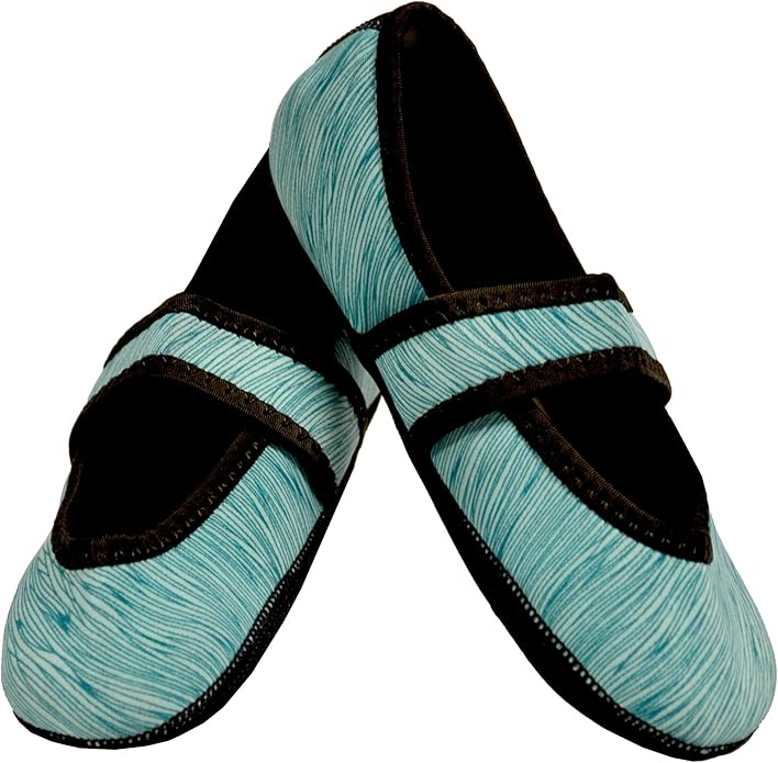 Nufoot Betsy Lou Women's Slippers, Foldable, Flexible Flats, Slipper Socks, Travel Slippers, Exercise Shoe, Dance Shoe, Yoga Socks, House Shoes, Indoor Shoes