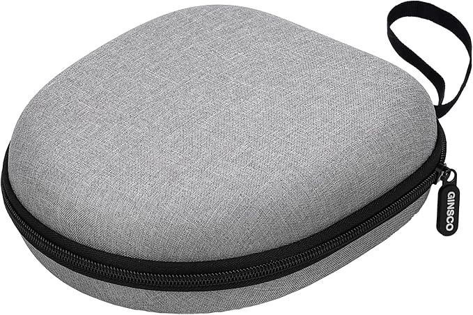 Ginsco Universal Headphone Case Compatible with JBL Tune 510BT 720BT, Sony WH-CH 720N/WH-CH520, with Sony/JBL/Soundcore Q20i Q30/BERIBES/TOZO/KVIDIO etc Wireless Headphones Gray
