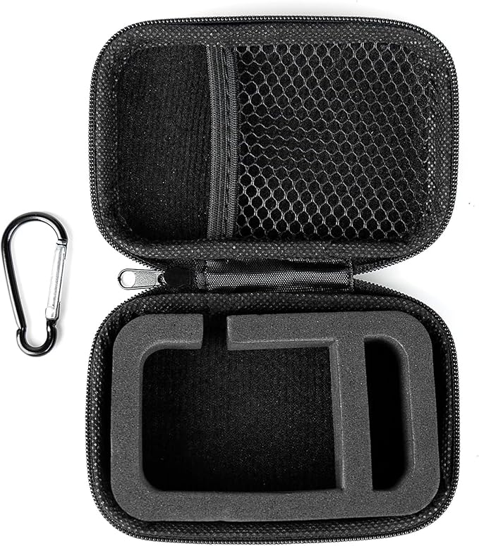 KZ ZS10 Pro IEM Case for in Ear Monitor, CCZ ZC02 PRO Earbuds Case with Carabiner, EVA Travel Storage Bag for CCA CRA, Shure SE215, Moondrop Chu, CCZ Melody, KBEAR KS1, TANGZU, iems Cable, Ear Tips