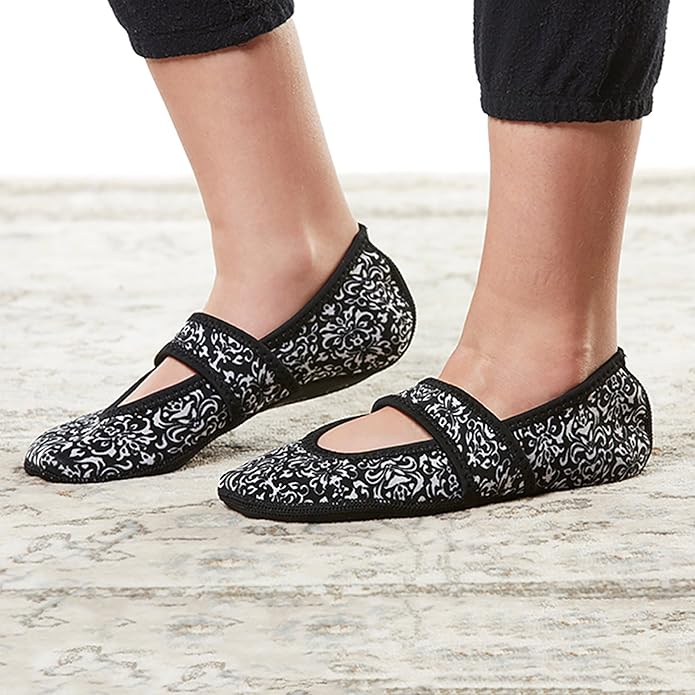 Nufoot Betsy Lou Women's Slippers, Foldable, Flexible Flats, Slipper Socks, Travel Slippers, Exercise Shoe, Dance Shoe, Yoga Socks, House Shoes, Indoor Shoes