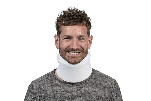 3" Foam Cervical Collar, Amazon Exclusive Brand, White -FP10003