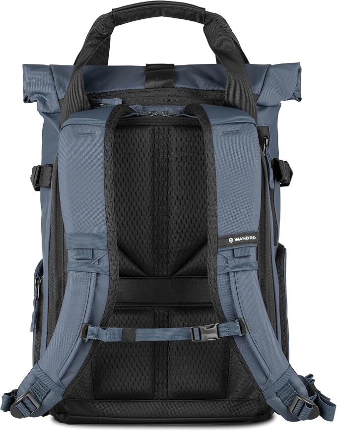 WANDRD PRVKE Rolltop 21L V4 Camera Backpack – Expandable Weatherproof Travel Bag with Laptop Sleeve and Clamshell Opening
