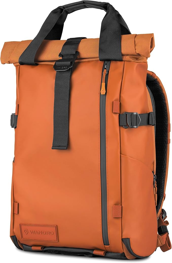 WANDRD PRVKE Rolltop 31L V4 Camera Backpack – Expandable Weatherproof Travel Bag with Laptop Sleeve and Clamshell Opening