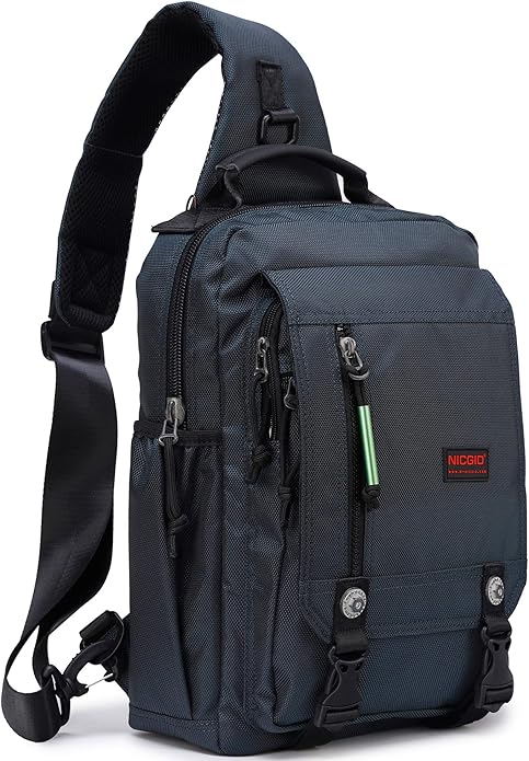NICGID Sling Bags Chest Shoulder Backpacks, Laptop Backpack Crossbody Messenger Bag Travel Outdoor Men Women