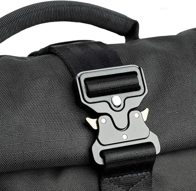 Think Tank FocusPoint 22L RollTop Camera Backpack - Asphalt Black: Expandable Travel & Camera Backpack with Laptop Sleeve, Quick Side and Back Access, Rain Cover – Versatile Photography & Travel Bag