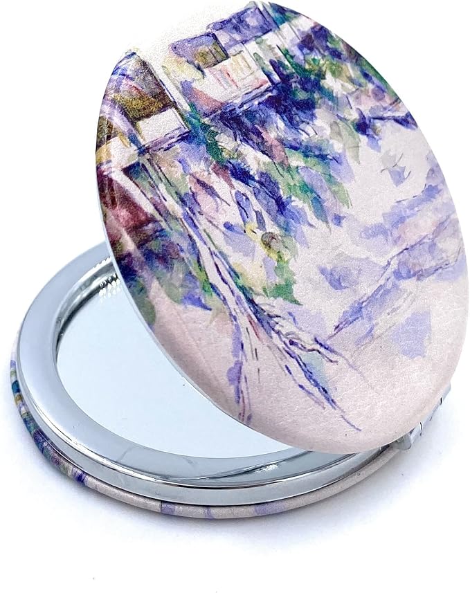 Compact Mirror White Pocket Mirror Bulk for Kids Small Travel Mirror for Bags Paul Cezanne Art Print Unique Makeup Gift for Girls