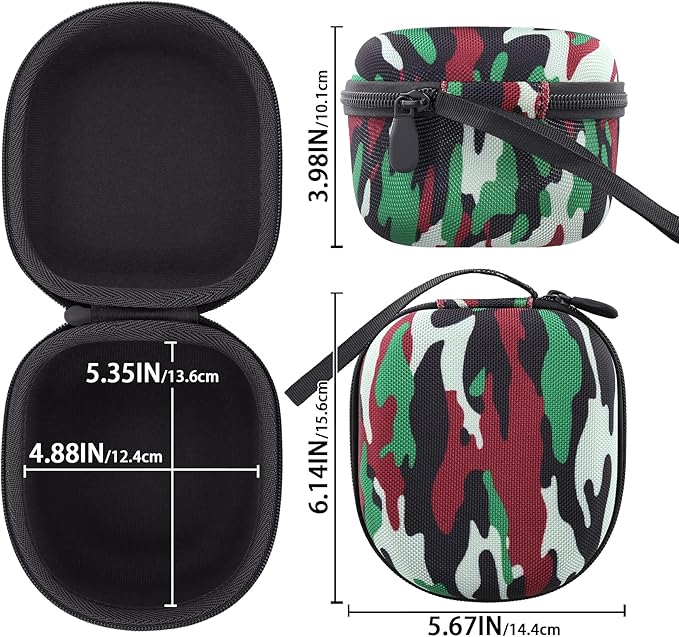 Storage Case Compatible with Walkers Razor Slim/Howard Leight Honeywell Impact Sport Electronic Ear Protection Muffs