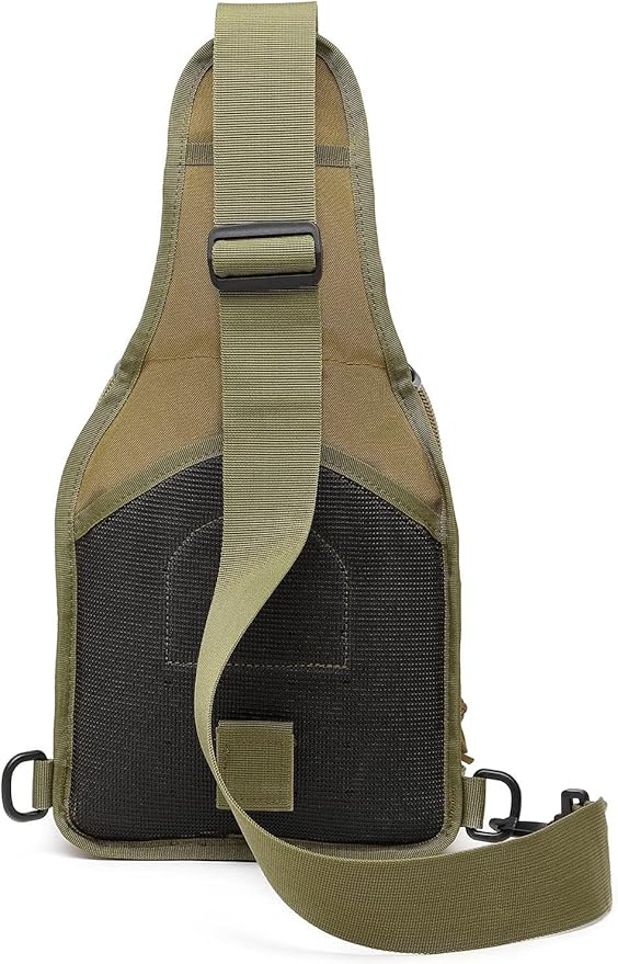 Small Tactical Sling Bag for Men with Holster Military EDC Shoulder Bag CCW Crossbody Bag 7 Liters