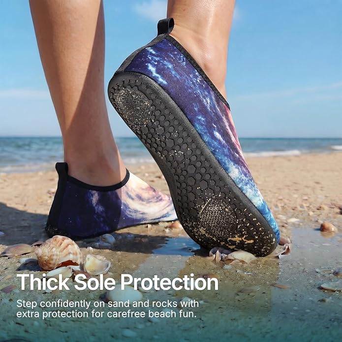Water Shoes for Women Men Quick-Dry Aqua Socks Swim Beach Outfits Barefoot Yoga Exercise Wear Sport Accessories Pool Camping Must Haves River Hiking Adult Youth Size