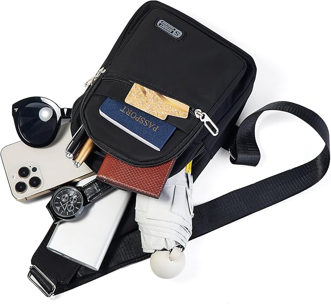 Banelu Small Sling Bag Crossbody Bag Crossbody Purses Sling Backpack Cross Body Bags