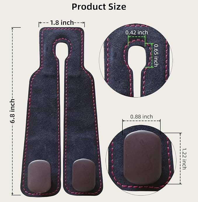 GoldenLife Headrest Hooks for Car, 2 Pack Premium Car Bag Hooks | Secure Heavy-Duty, Elegant & Universal Fit Car Hooks for Purses Handbags Grocery & Backpacks