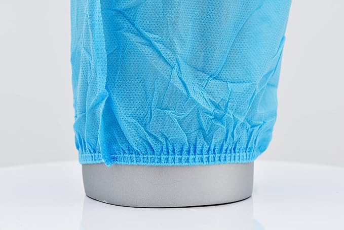 G & F Products Arm Sleeves, Made of Non-Woven Fiber Sleeve Covers with Elastic Closures stretchble Reusable Blue