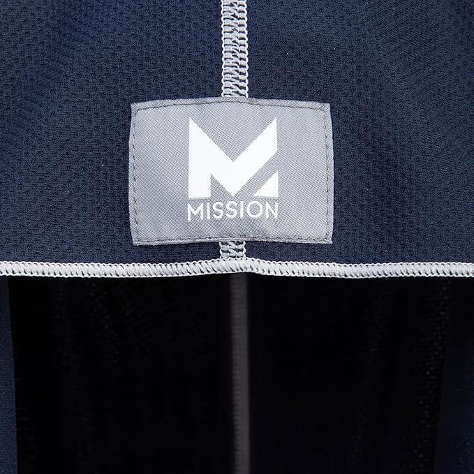 MISSION Cooling Hoodie Towel, Evaporative Cool Technology, Cools Instantly When Wet, UPF 50 Sun Protection, Contours Your Head to Stay in Place, Great for Sports, Fitness, Gym