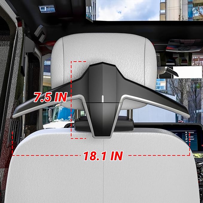 Car Coat Hanger Headrest Back Car Seat Coat Hanger Multifunctional for Suit Jacket