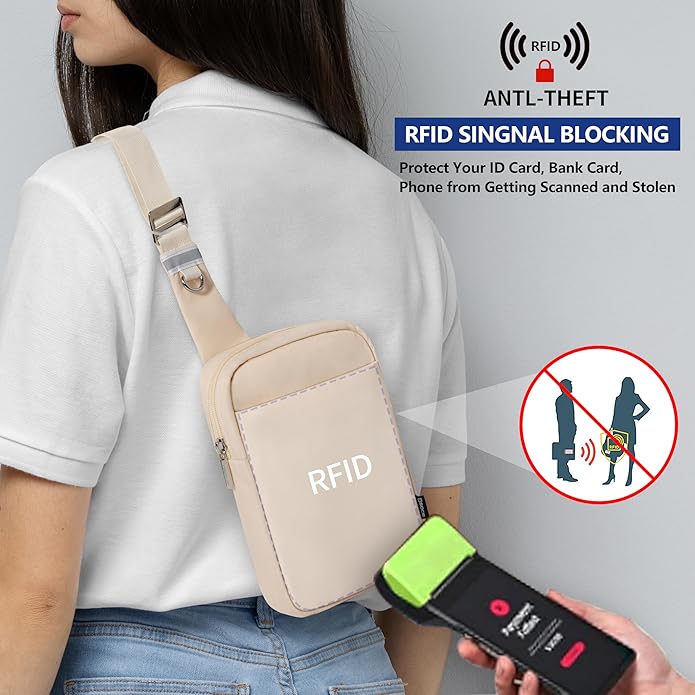OSOCE Sling Bag, RFID Anti-Theft Lightweight