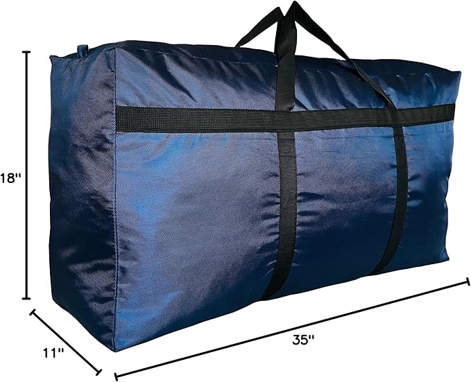 DoYiKe Extra Large Storage Duffle Bag with Zippers and Handles, Big Foldable Duffle Bag for Travel