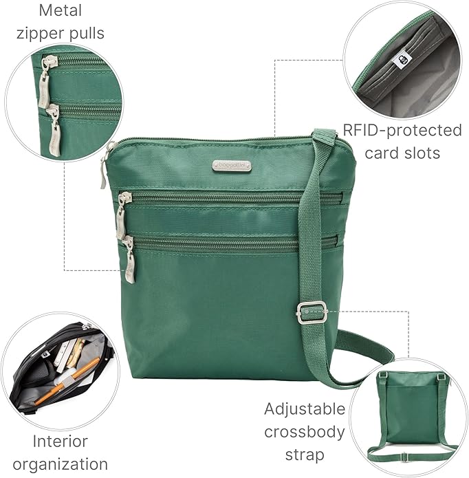 Baggallini Women's Essential Crossbody Bags