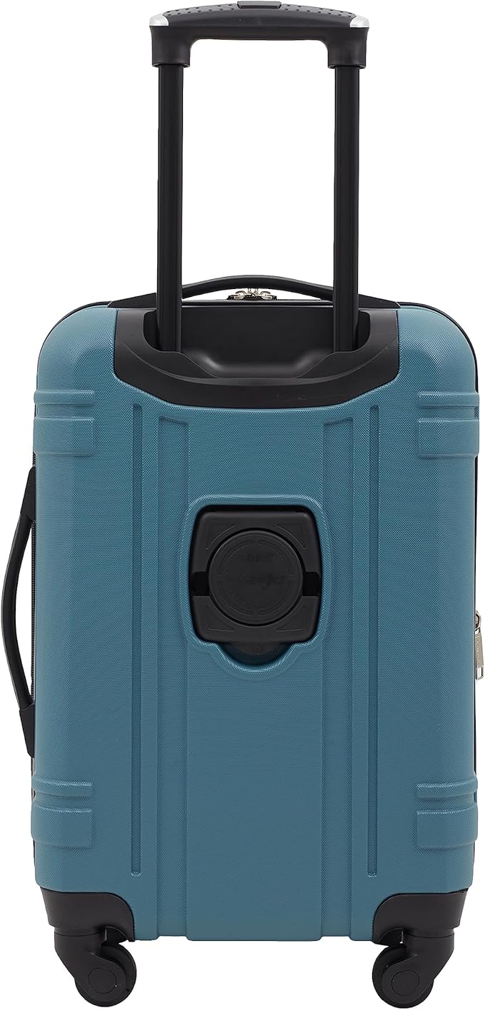 Wrangler Astral Hardside Luggage, Hydro, 20-Inch Carry-On