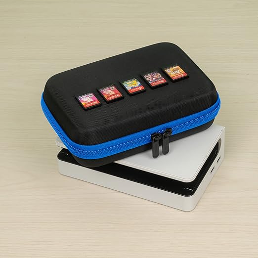 ButterFox 120 Switch Game Case for Nintendo Switch, Switch Game Card Storage Holder or SD Memory Card Case (120 Blue/Black)