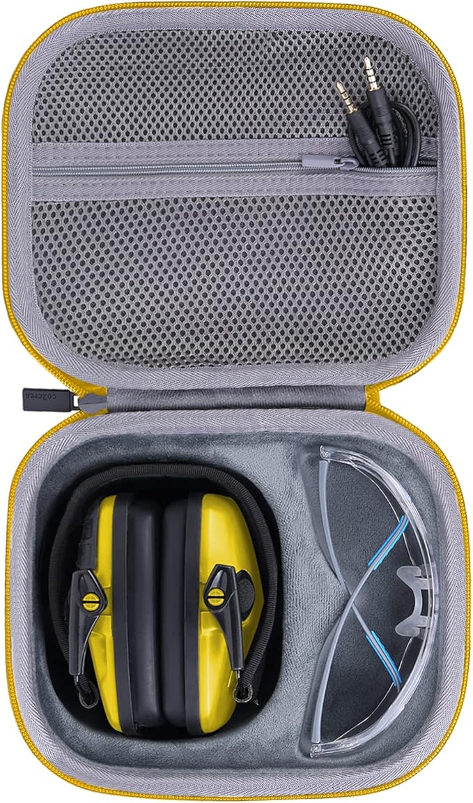 co2CREA Hard Case Replacement for Walker's Razor Slim Electronic Muffs Earmuffs