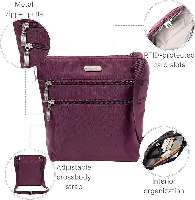 Baggallini Women's Essential Crossbody Bags