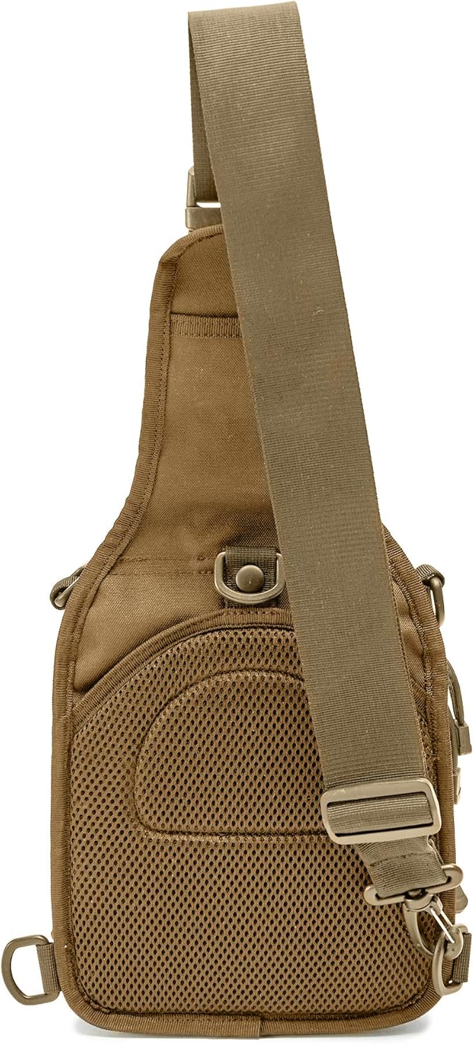 WOLF TACTICAL EDC Sling Bag - Concealed Carry Shoulder Bag for Range, Travel, Hiking, Outdoor Sports