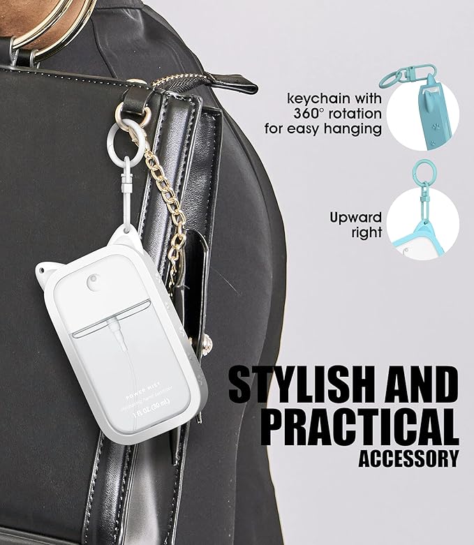 Sonnorel Silicone Case Compatible with Touchland Hand Sanitizer Spray (Fit for 1 FL OZ/30 mL Ver)