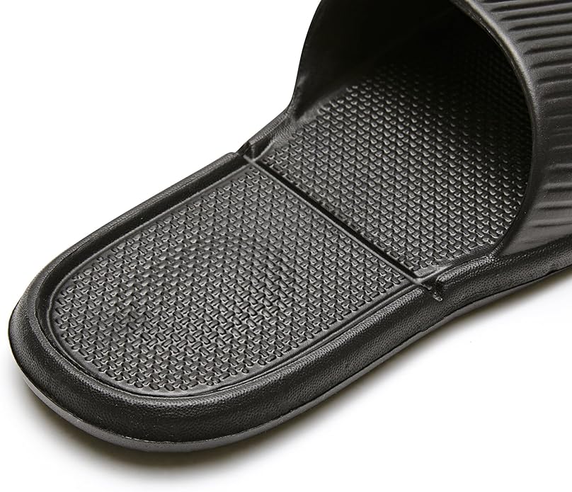 Shower Shoes Travel Foldable Portable Non Slip Slippers for Hotel Guests Swimming Spa Unisex Men Women Lightweight EVA Bathroom Slides Quick Drying Water Resistant Footwear