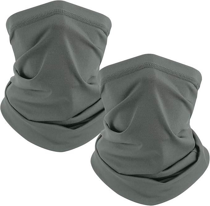 TICONN Neck Gaiter Face Cover Scarf, Neck Warmer Breathable Sun & Wind-proof for Skiing Fishing Hiking Cycling