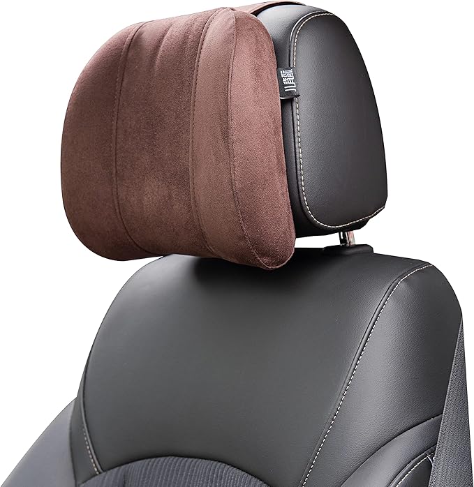 Car Headrest Pillow –Premium Memory Foam Ergonomic Car Pillow for Head Support & Comfort, Soft Washable Cover, Ideal for Long Drives and Travel | Memory Foam, Neck Rest, Ultimate Comfort and Support, For Driving and Travel