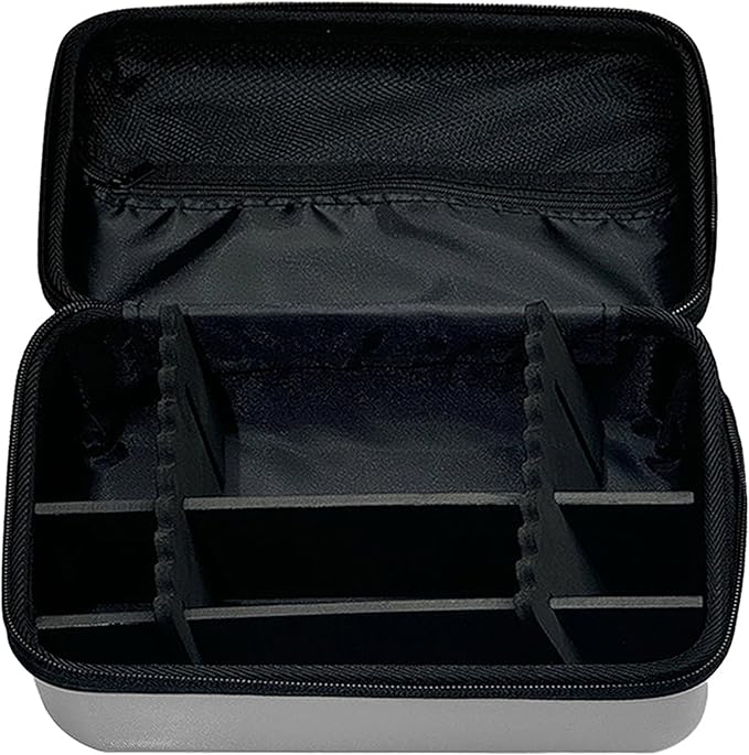 Skull Shaver Deluxe travel case; Spacious and sturdy; best accessory for travel (silver)